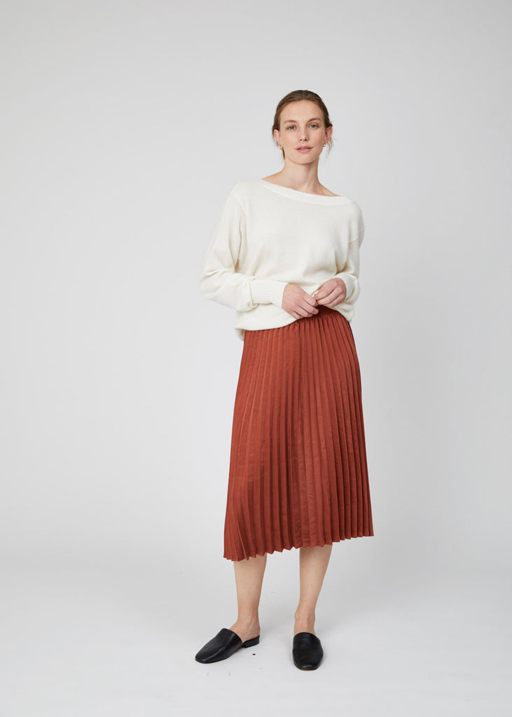 Anna Pleated Skirt