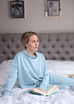 Isla Organic Cotton Cashmere Sweater - Blue